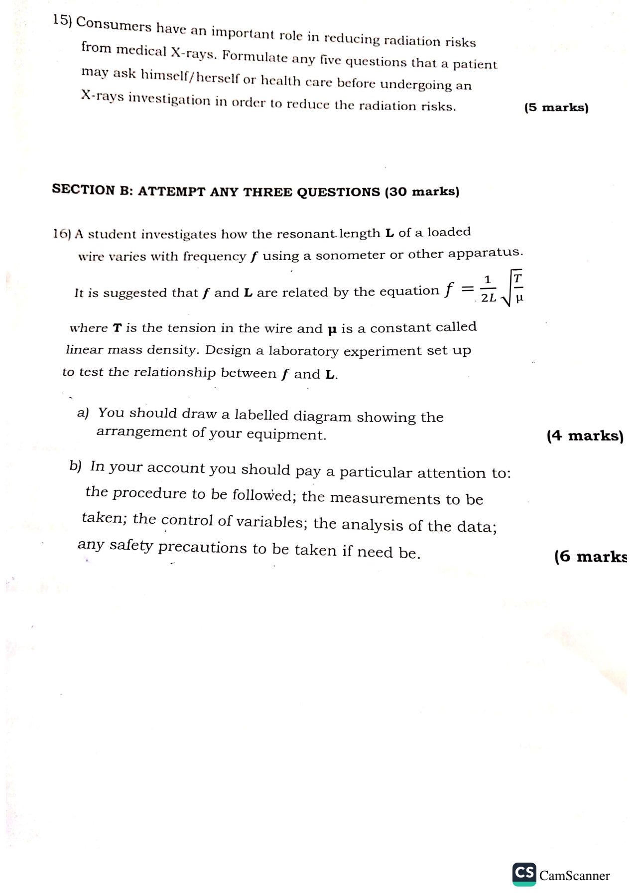 NESA S6 PHYSICS NATIONAL EXAMINATION PAST PAPERS 2023. NEWS WITHIN